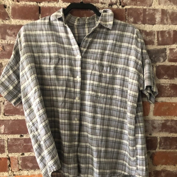 Madewell Plaid Shirt - Picture 1 of 2